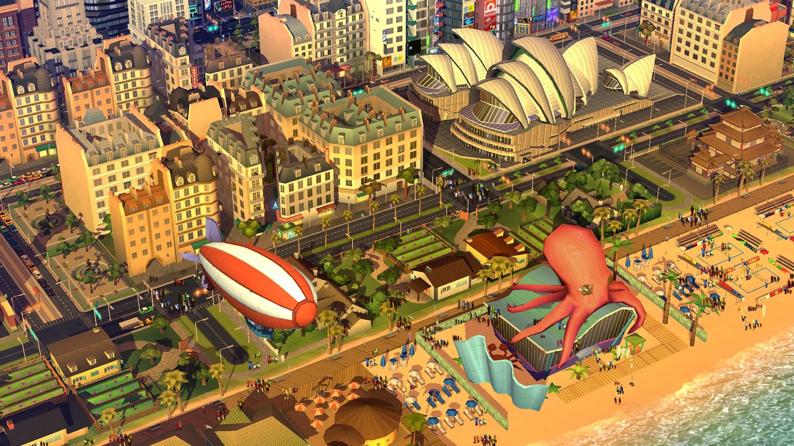 Ooh, tentacles! I might have to download Sim City BuildIt on my phone...